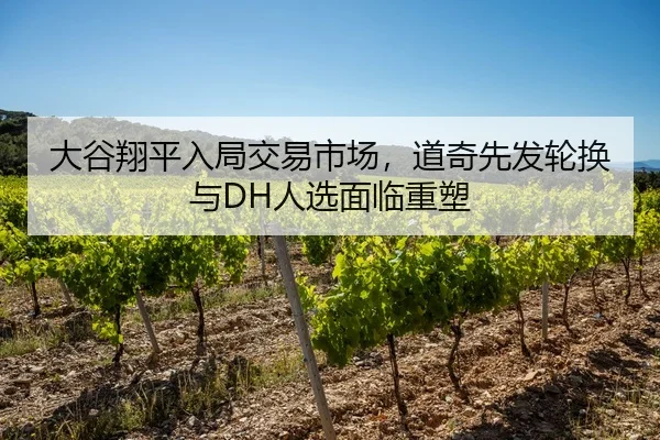 大谷翔平入局交易市场，道奇先发轮换与DH人选面临重塑